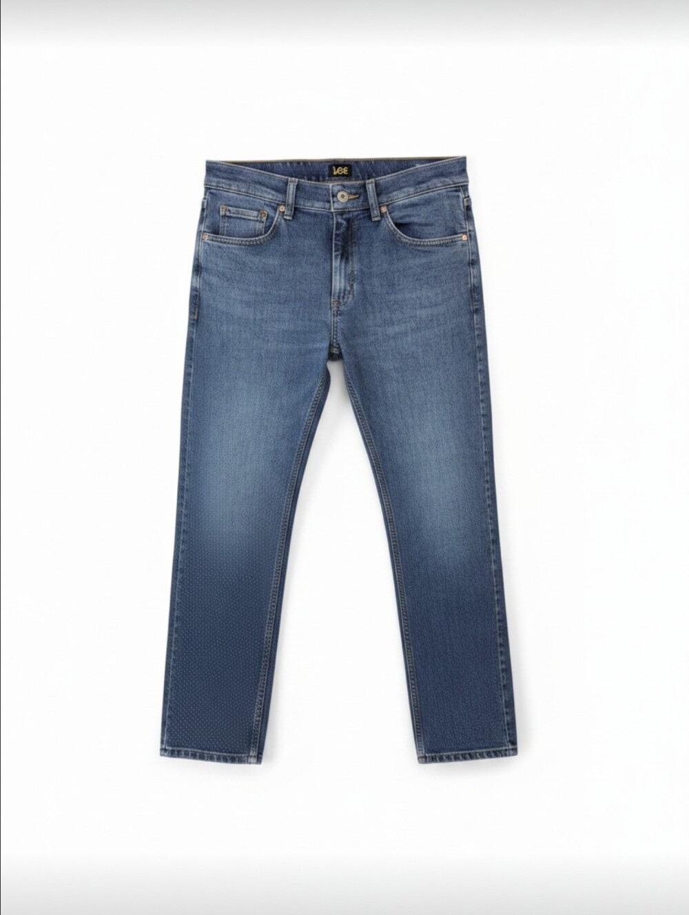 Lee Regular Fit Straight Leg Blue Jeans Men's Size 32x32 Medium Wash